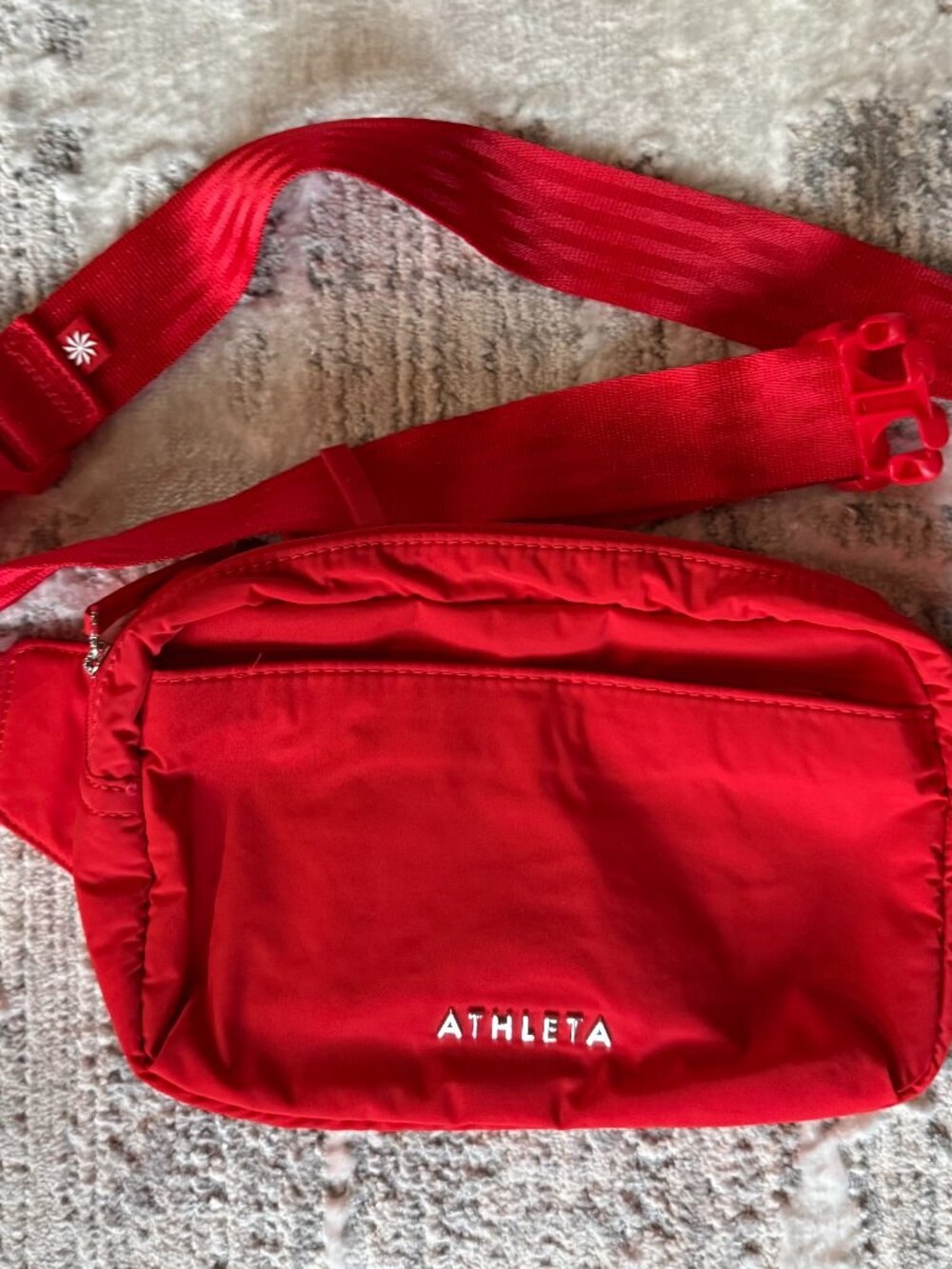 Bold Red Athleta Belt Bag - Like New